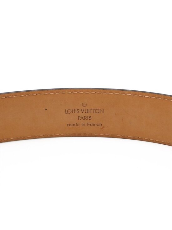 Louis Vuitton Monogram Ceinture Ellipse Belt Gold 80 main image 4